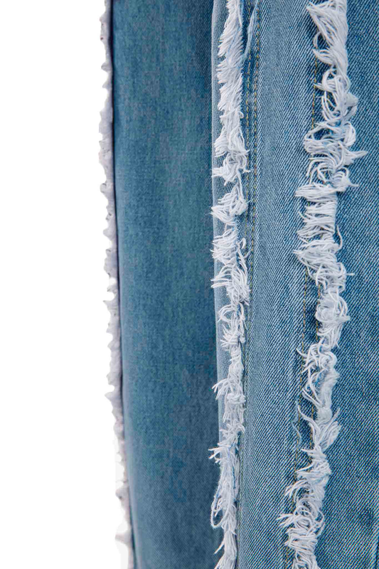 Fringed jeans-null