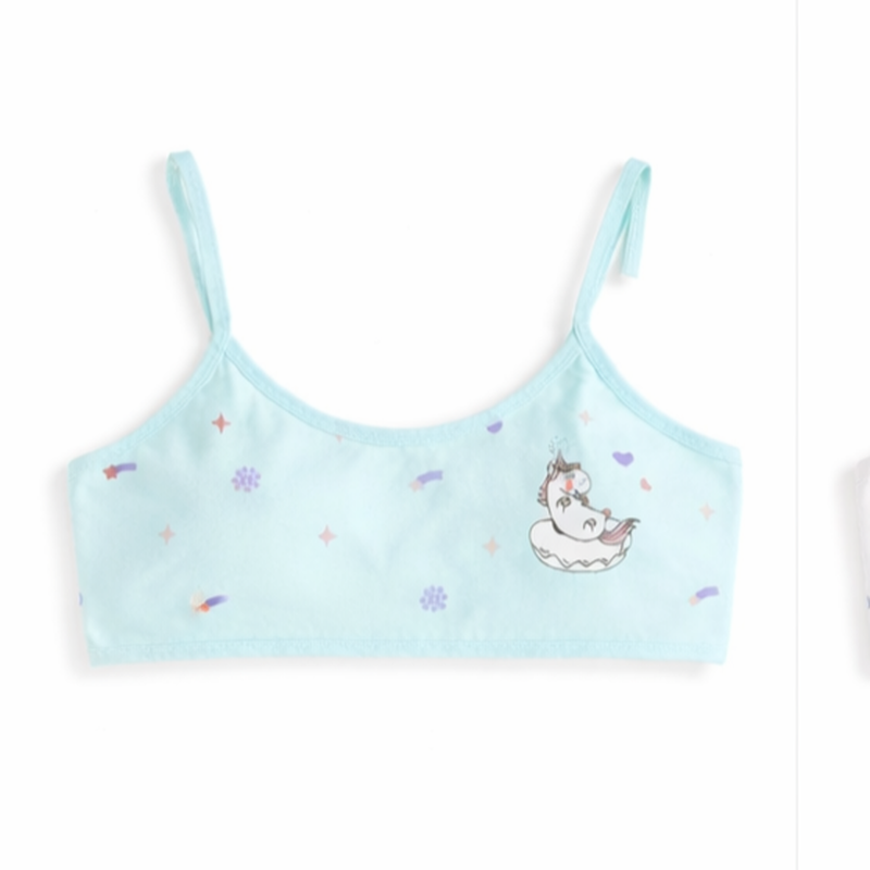 Teen cotton unicorn bra #022210-null