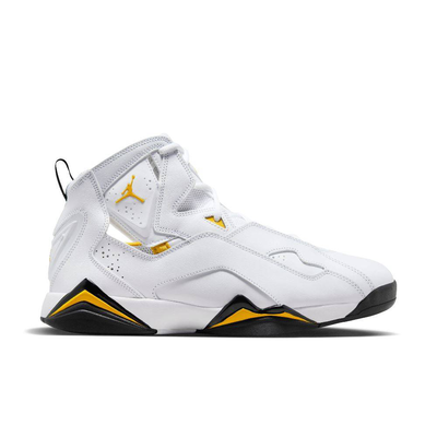 Nike jordan true flight mens shoes, White / Yellow, medium