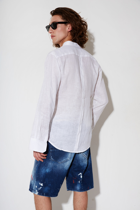Stefan proper linen shirt image number null