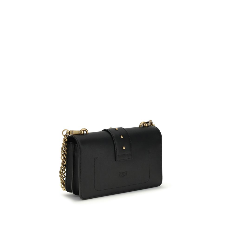 Black calf leather bos taurus shoulder bag-null