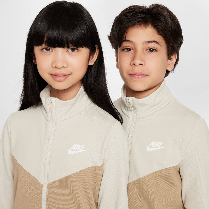 Kids poly full-zip tracksuit-null