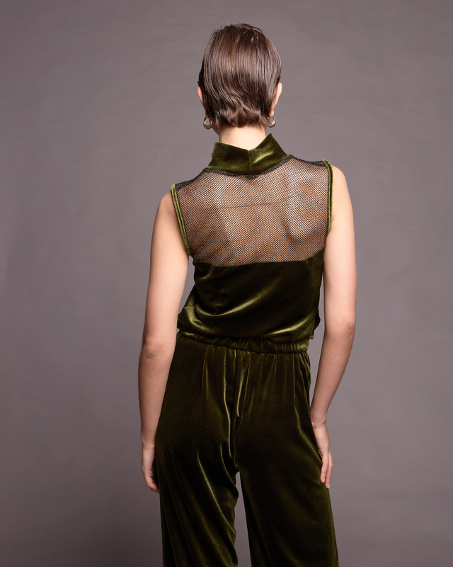 Velvet blouse-null