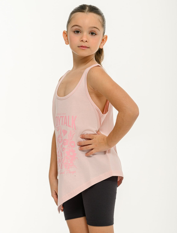 Bdtk junior girl's sets sleeveless long top & 2/4 leggings-null