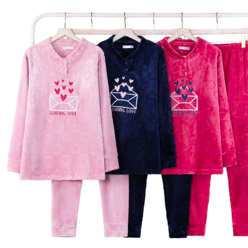 Womens thick velvet pajamas #2555 image number null