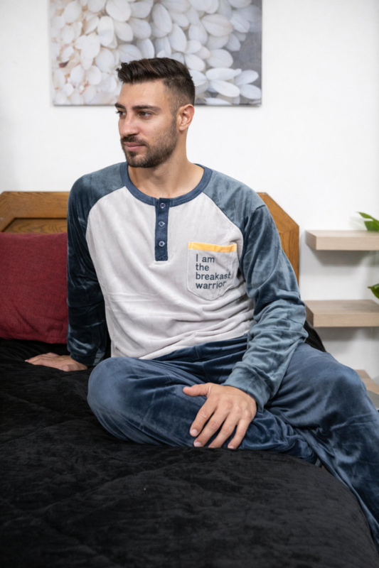 Mens velvet pajamas #m3296-null