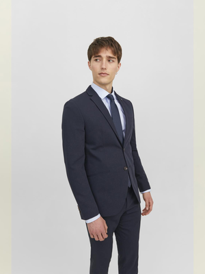 Jacsolid tie - navy blazer, Navy Blazer, medium