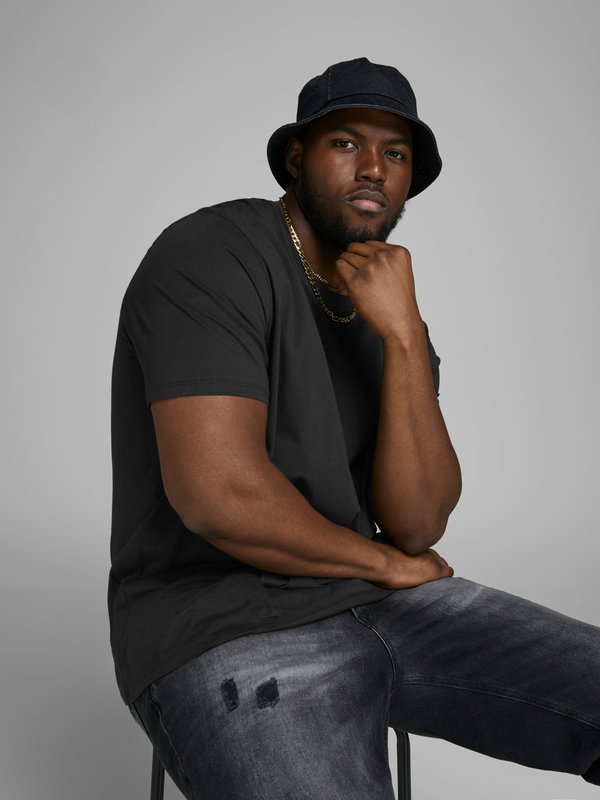 Plussize jjeorganic t-shirt - black-null