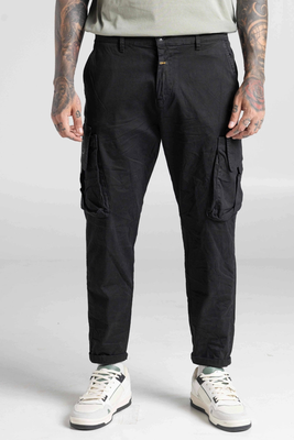 Trousers cargo asere, Black, medium