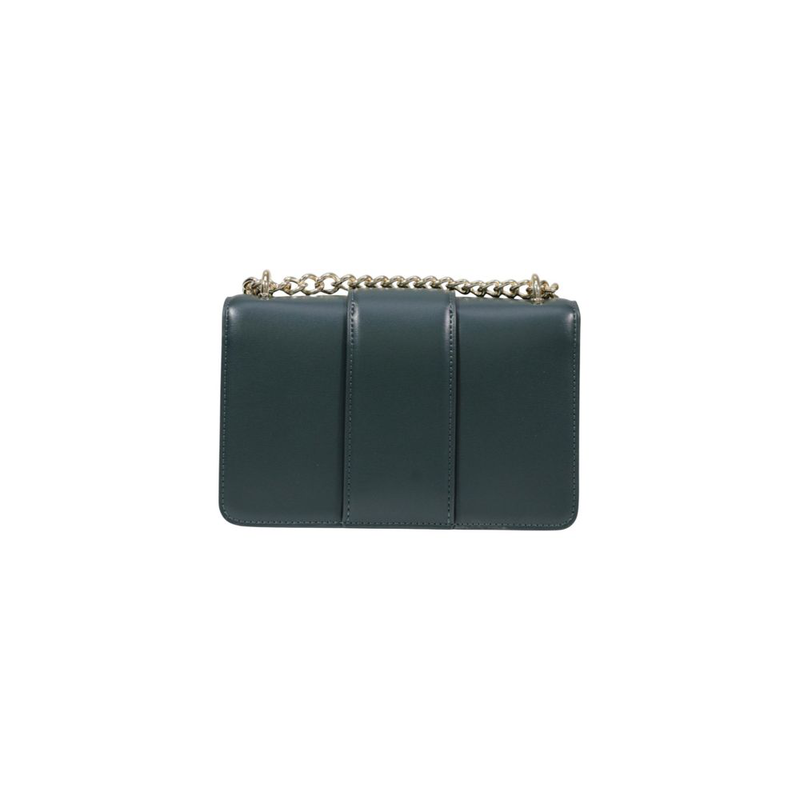 Green polyester handbag-null
