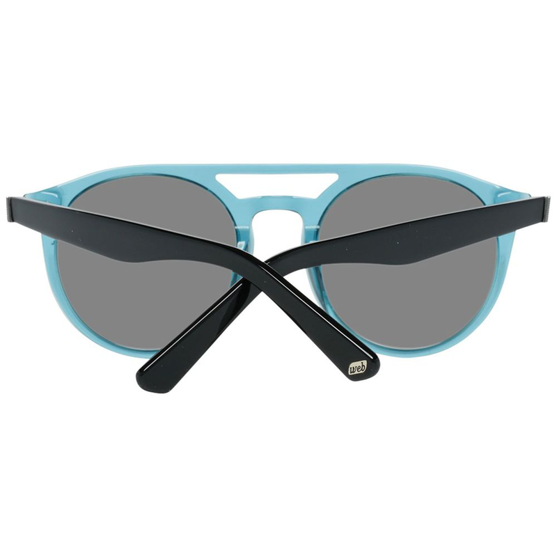 Blue plastic sunglasses-null