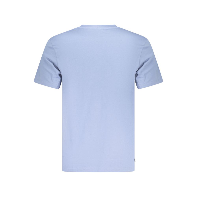 Blue cotton men's t-shirt-null