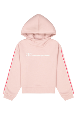 Champion girl hooded sweatshirt (404915)-pink, Pink, medium