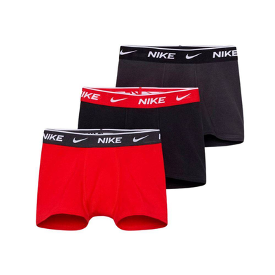 Boys essential cotton 3pk boxer brief, Red, medium