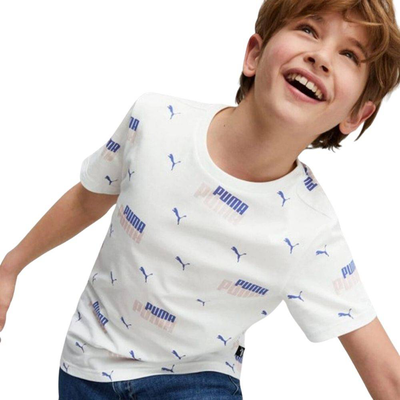 Ess+ logo power aop t-shirt boys