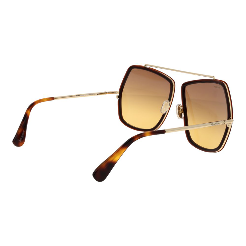 Brown metal sunglasses-null