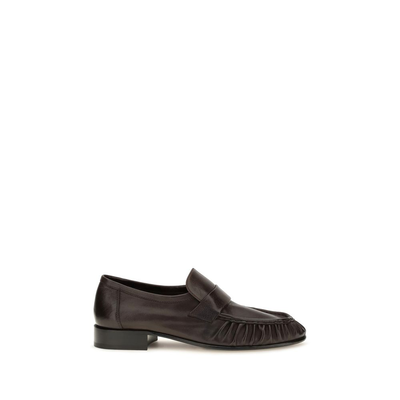 Brown calf leather bos taurus slip-on loafers, Brown, medium