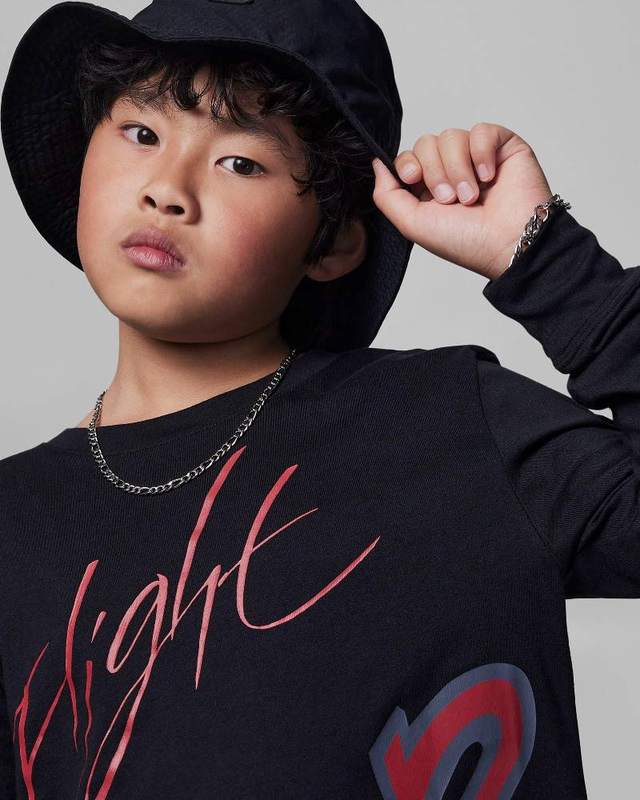 Nike jordan all over retro l/s tee-null