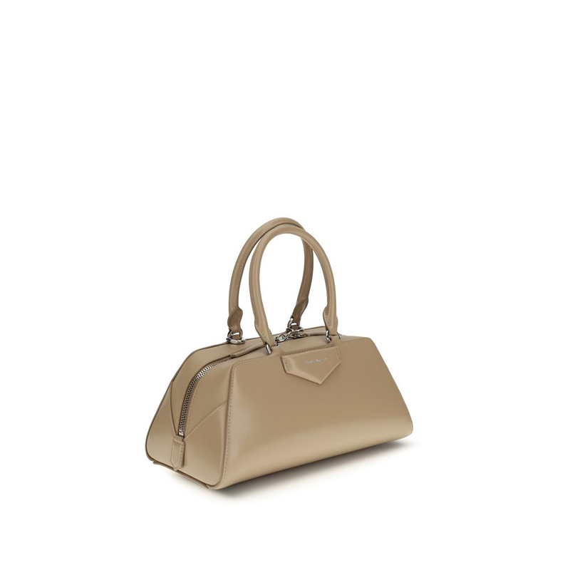 Beige calf leather bos taurus handbag-null