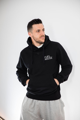 Fuelhouse unisex hoodie - black, black, medium