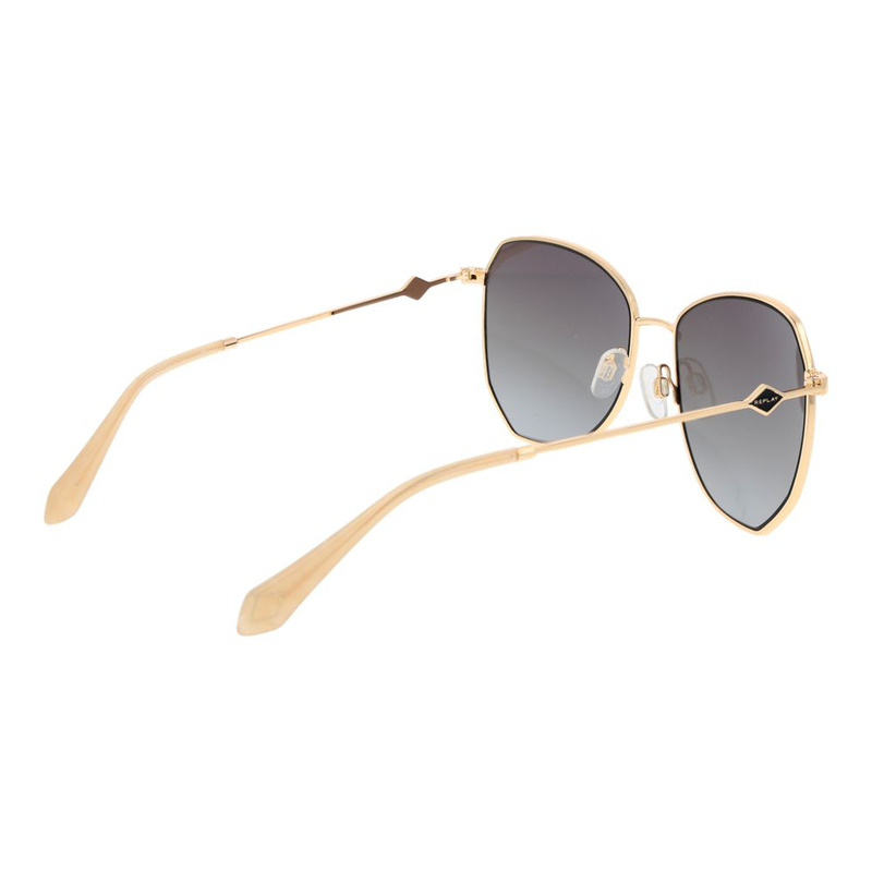 Gold metal sunglasses-null