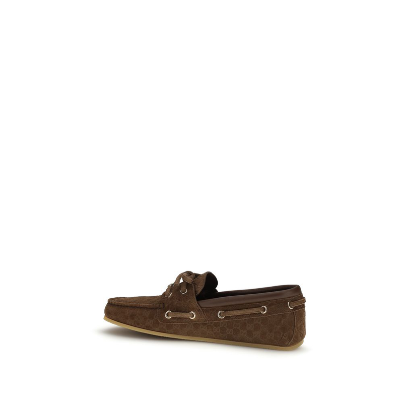 Brown calf leather bos taurus slip-on loafers-null