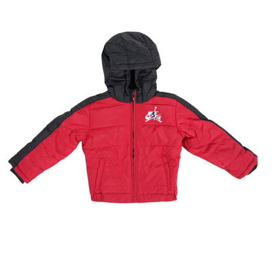 Nike jordan infant jumpman classic puffer jacket, Red / Black, medium