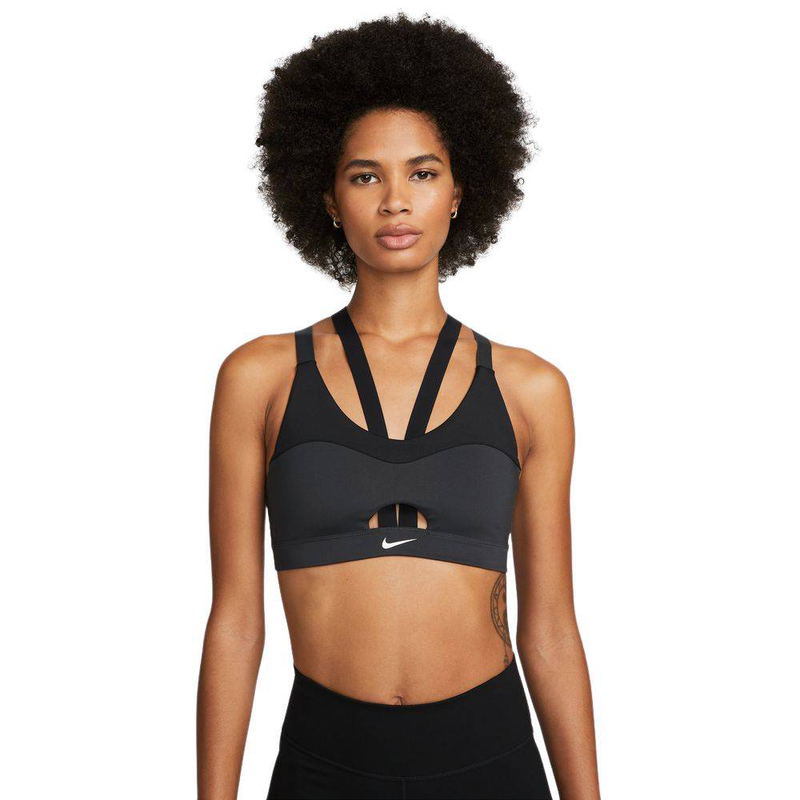 One Dri-FIT indy strappy light support sport bra-null