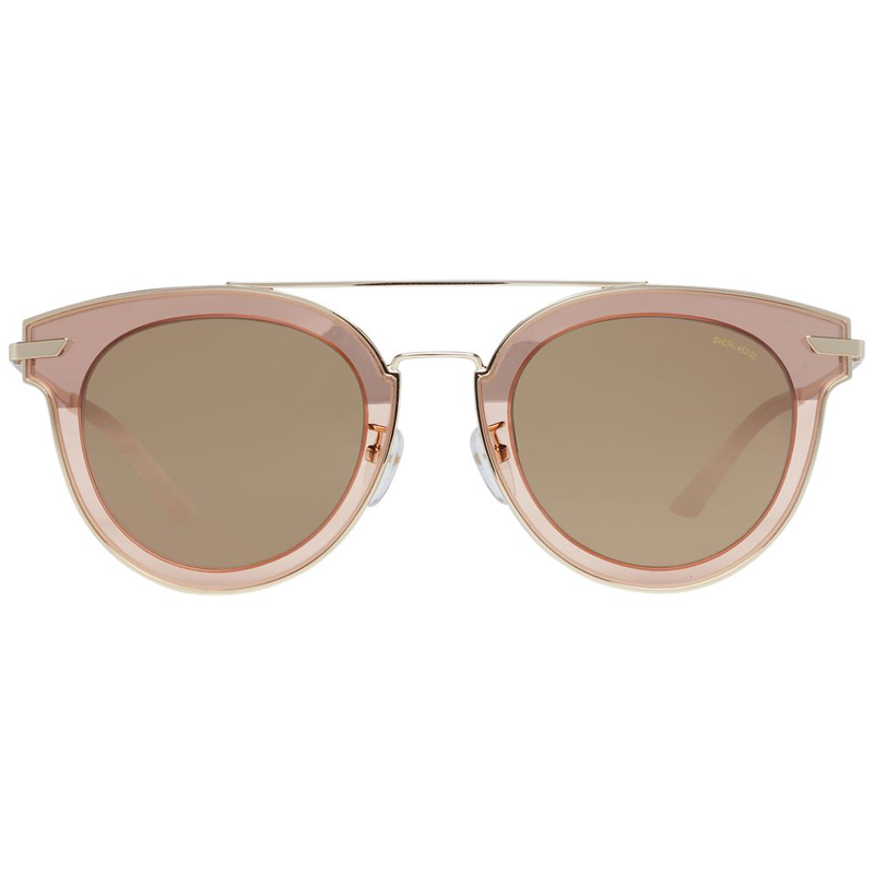 Rose gold metal & plastic sunglasses-null