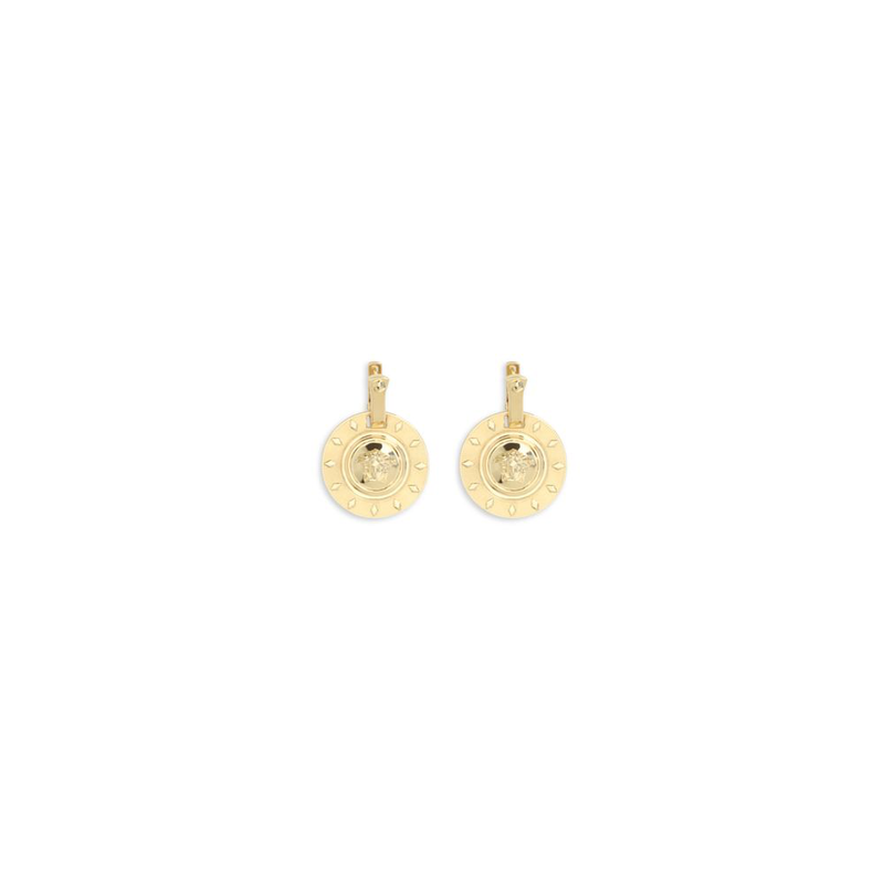 Gold brass earrings-null