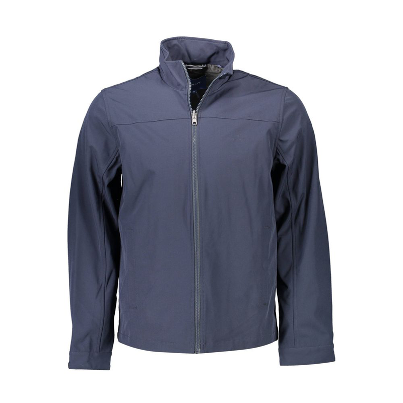 Blu polyester men's jacket-null
