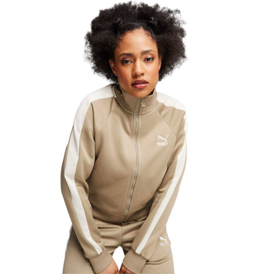 Iconic t7 track jacket pants, Brown, medium