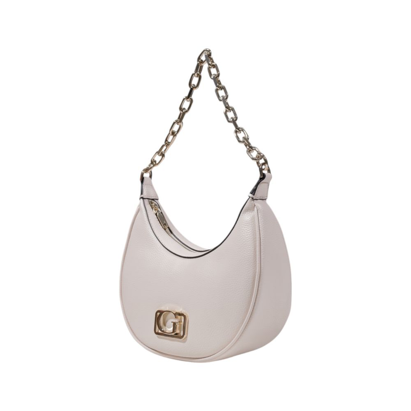 Pink polyethylene handbag-null