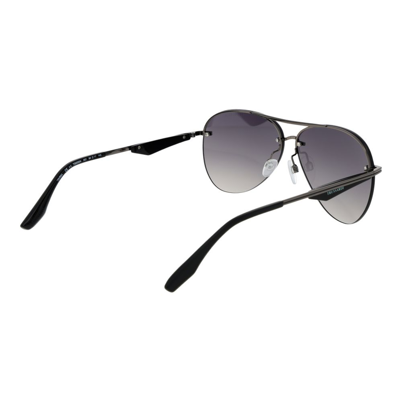 Gray metal sunglasses-null