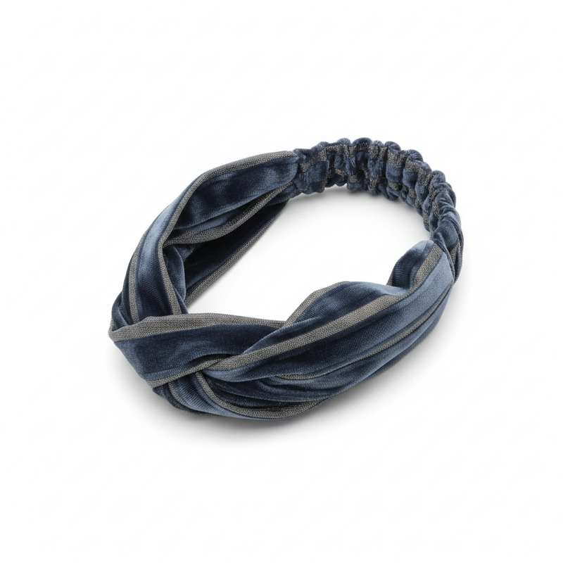Velvet twisted headband &ndash; 5 luxe colors-null