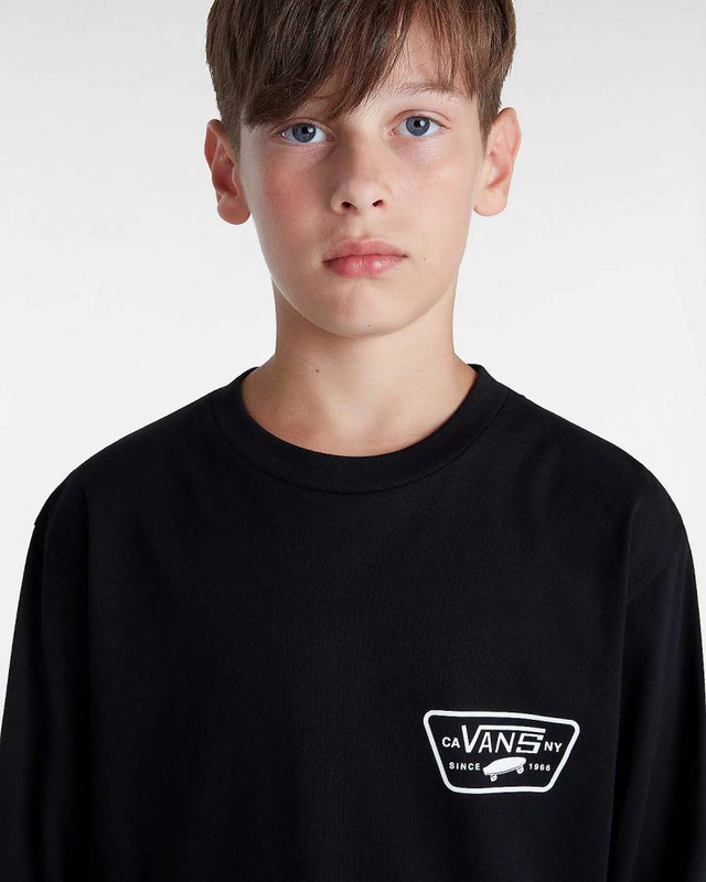 Vans boys full patch back ls top-null