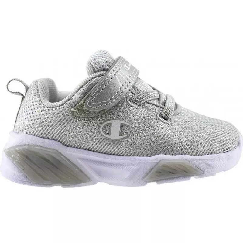 Champion kids girls low cut wave sparkle g ps led lights shoes s32780-em007 image number null