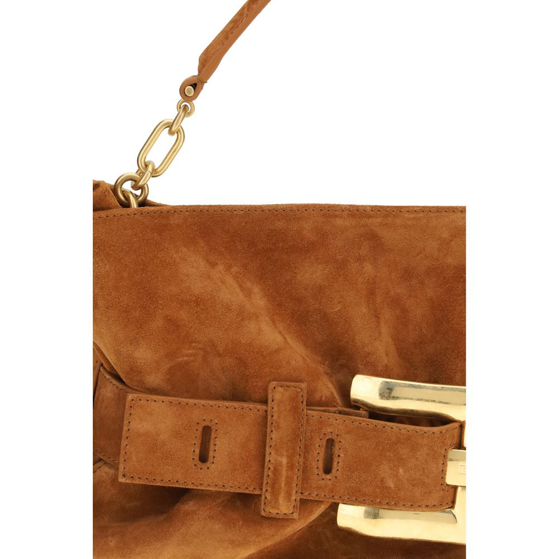 Brown calf leather bos taurus handbag-null