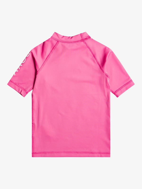 Roxy teenie girls whole hearted - short sleeve rash vest (er-null