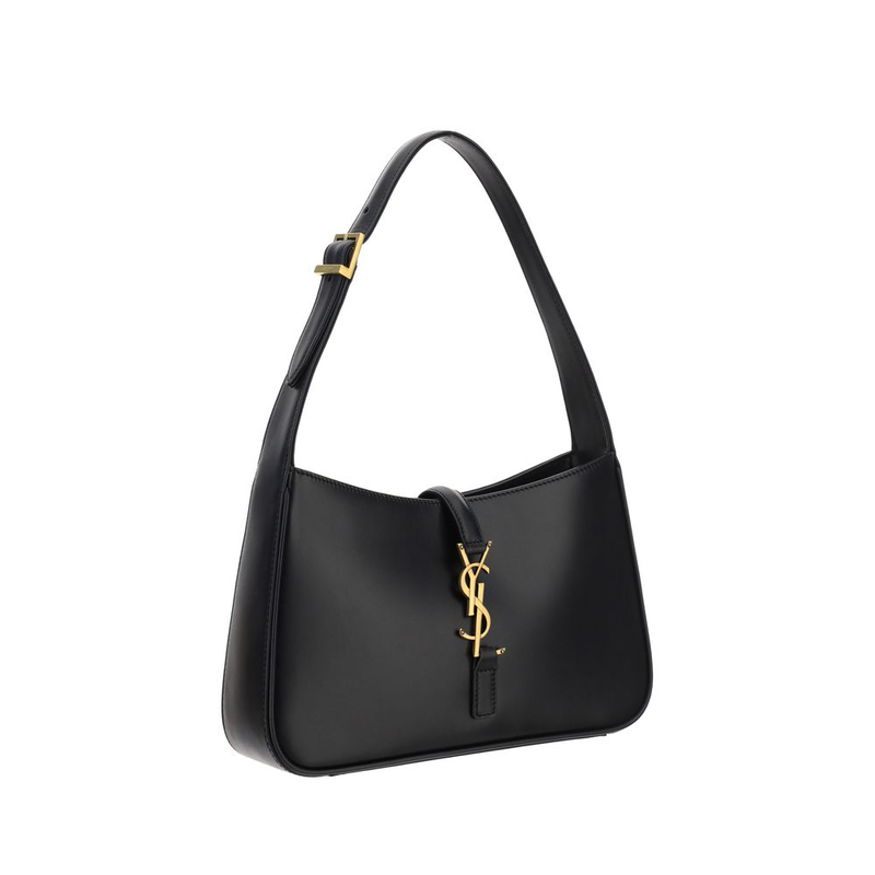 Black calf leather bos taurus handbag-null