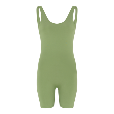 Girlfriend collective bike unitard in santis