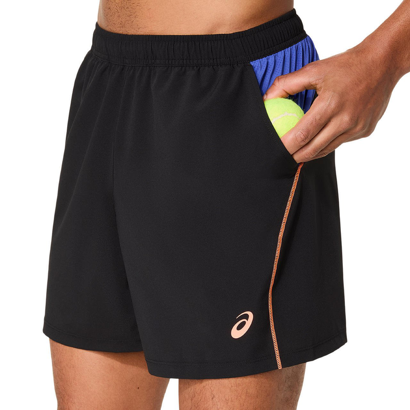 Asics mens padel court 7in short-null