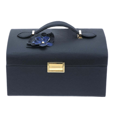 Θήκη κοσμημάτων davidts μαύρο/μπλε 333159-19, Black/blue, medium