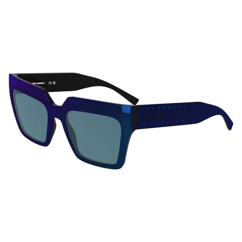 Blue injected sunglasses-null