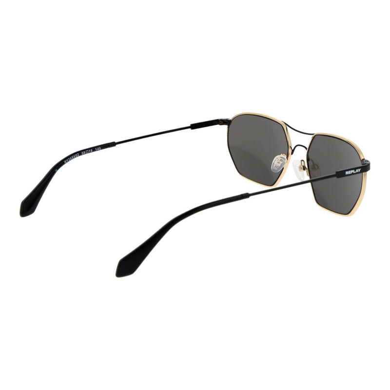 Gold metal sunglasses-null