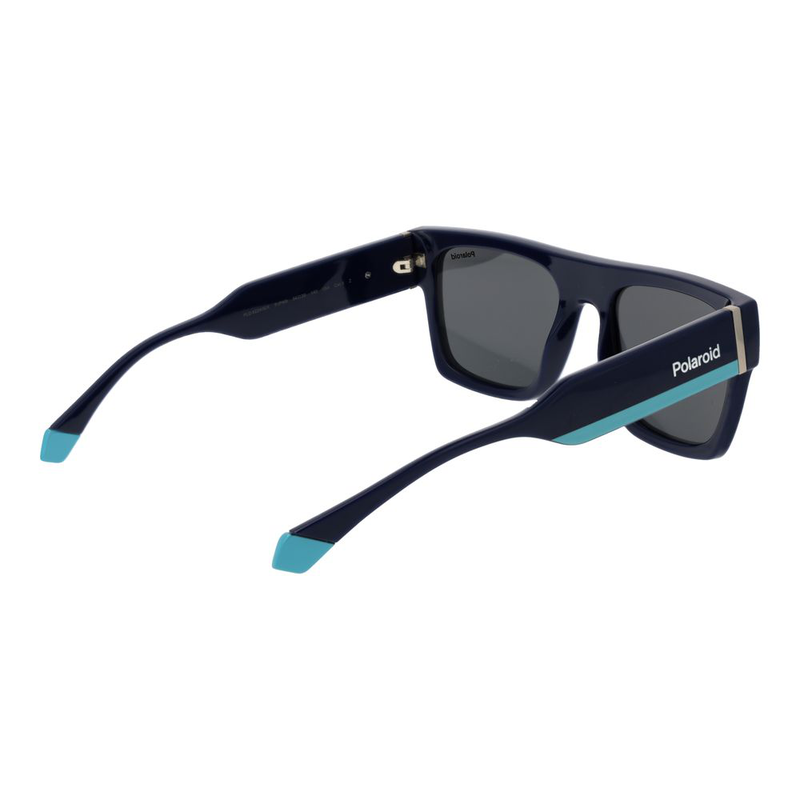 Blue plastic sunglasses-null