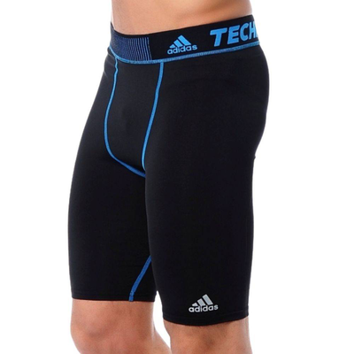 Techfit base st 9 short mens, Black / Royal, medium
