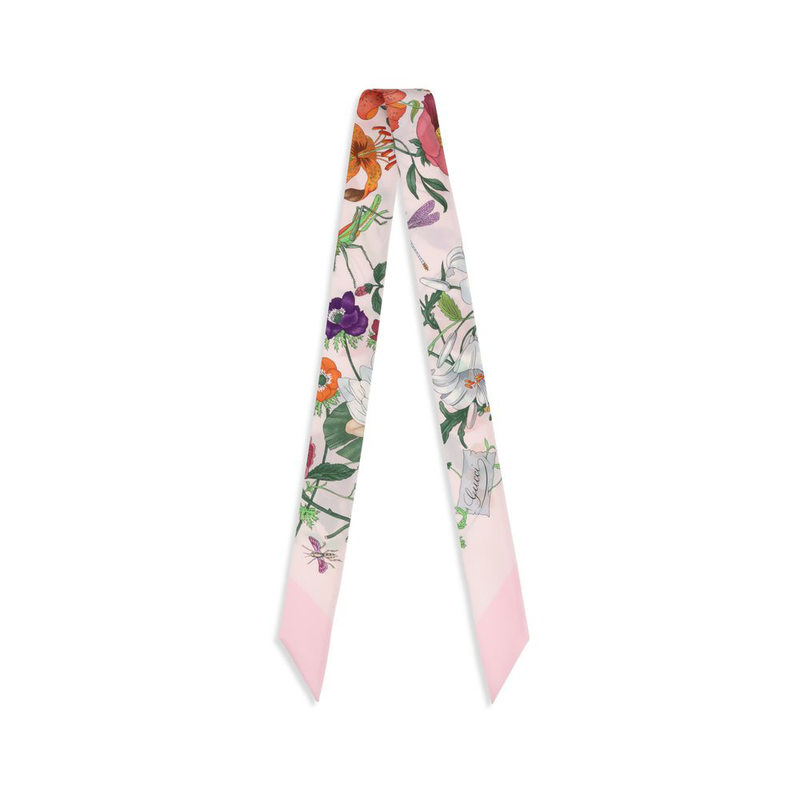 Multicolor silk scarf-null