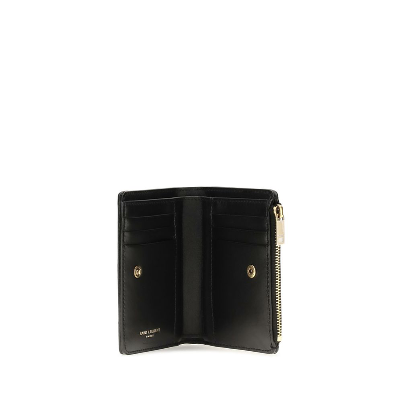 Black calf leather bos taurus wallet-null