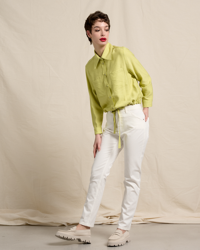 Trouser cotton five pockets image number null